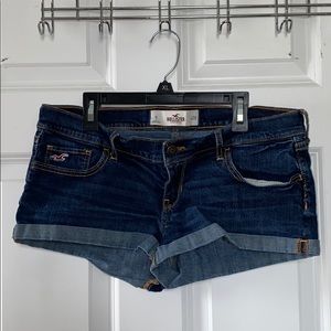 Hollister Dark Wash Jean Shorts